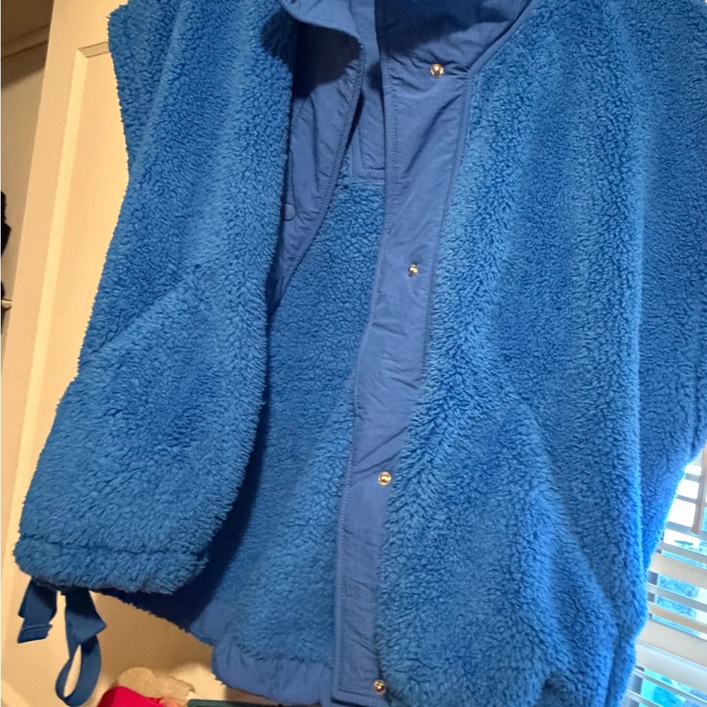 FP Movement by Free People Blue Fleece Vest